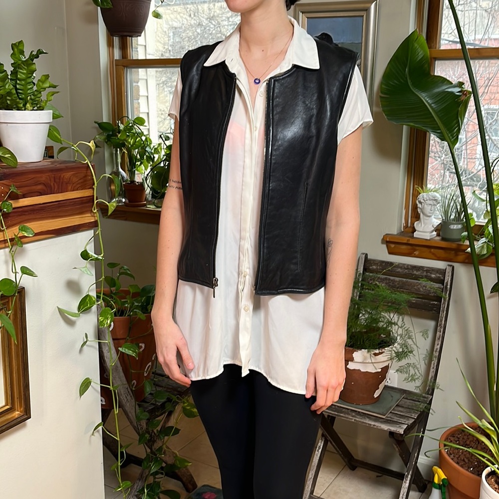 Sheer oversized button up - size medium - forever 21